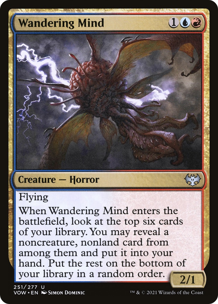 Wandering Mind (VOW-251) - Innistrad: Crimson Vow-1