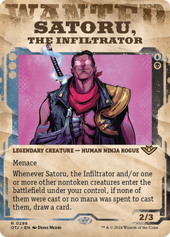 Satoru, the Infiltrator (Showcase) [Outlaws of Thunder Junction]-1