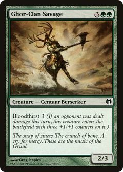Ghor-Clan Savage [Duel Decks: Heroes vs. Monsters]-1