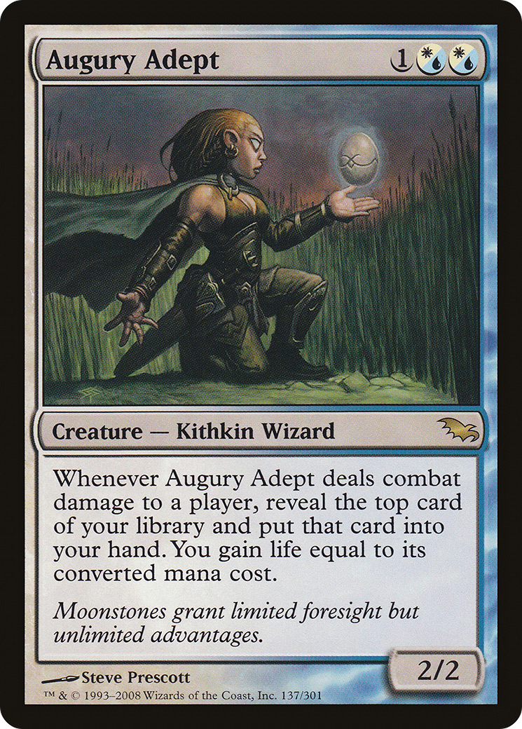 Augury Adept [Shadowmoor]-1