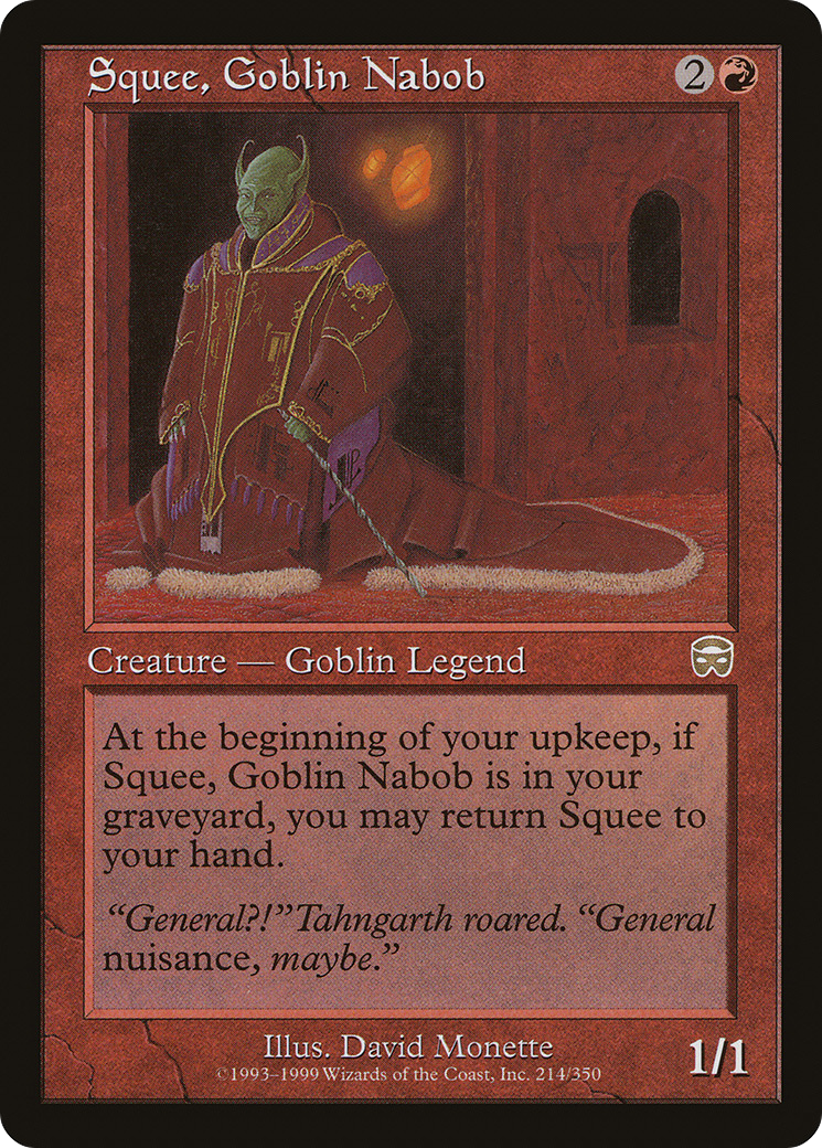 Squee, Goblin Nabob [Mercadian Masques]-1