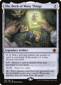 The Deck of Many Things (Promo Pack) [Dungeons & Dragons: Adventures in the Forgotten Realms Promos]-1