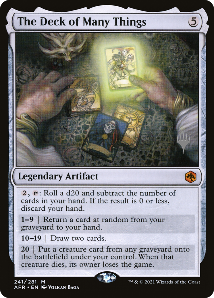 The Deck of Many Things (Promo Pack) [Dungeons & Dragons: Adventures in the Forgotten Realms Promos]-1