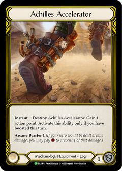 Achilles Accelerator (Golden) [FAB101] (Promo)  Cold Foil-1