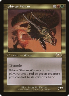 Shivan Wurm [Planeshift]-1
