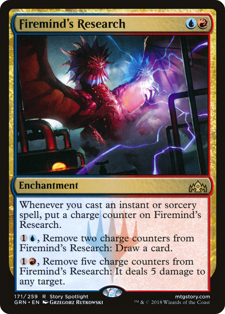 Firemind's Research [Guilds of Ravnica]-1