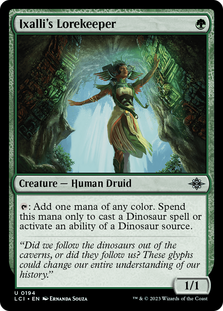 Ixalli's Lorekeeper [The Lost Caverns of Ixalan]-1