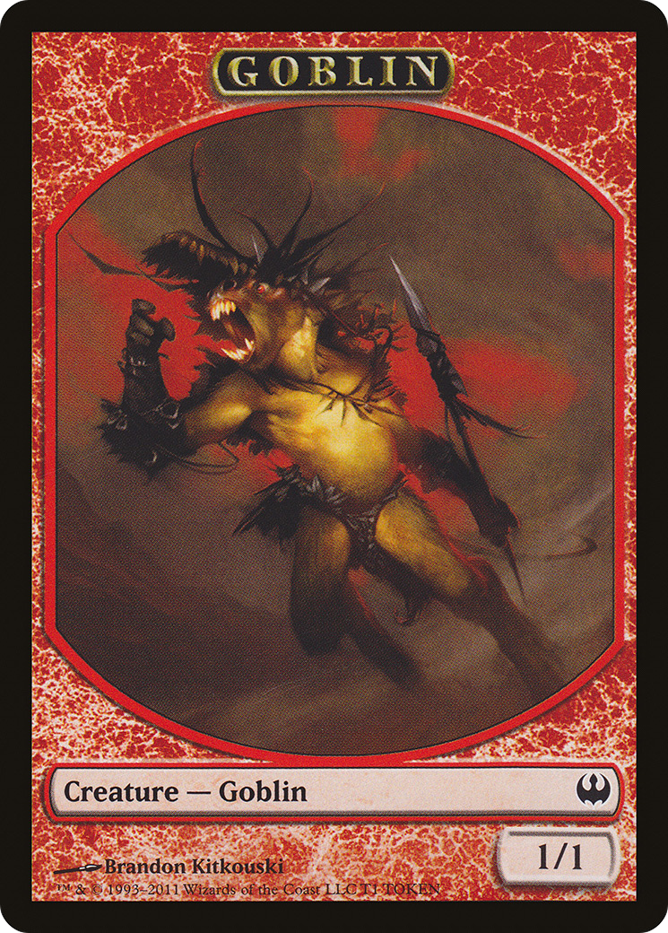 Goblin Token [Duel Decks: Knights vs. Dragons Tokens]-1