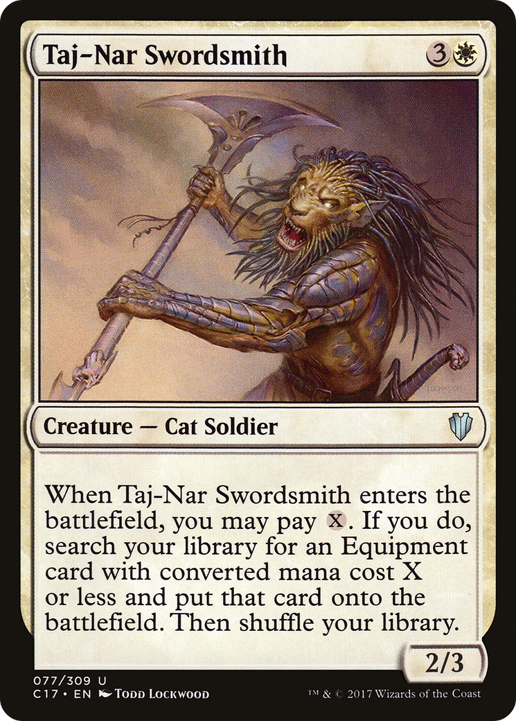 Taj-Nar Swordsmith [Commander 2017]-1