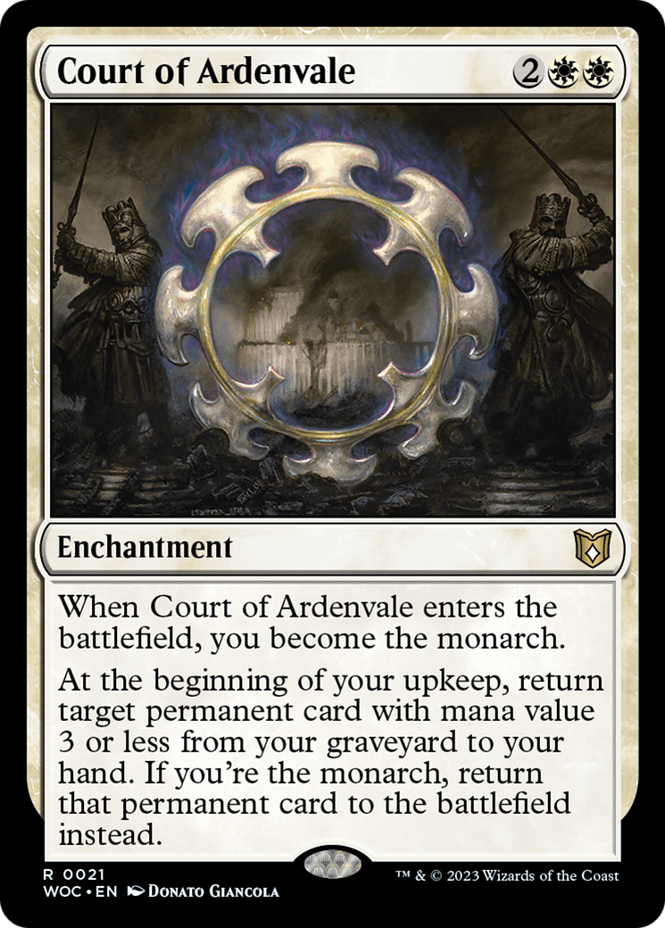 Court of Ardenvale [Wilds of Eldraine Commander]-1