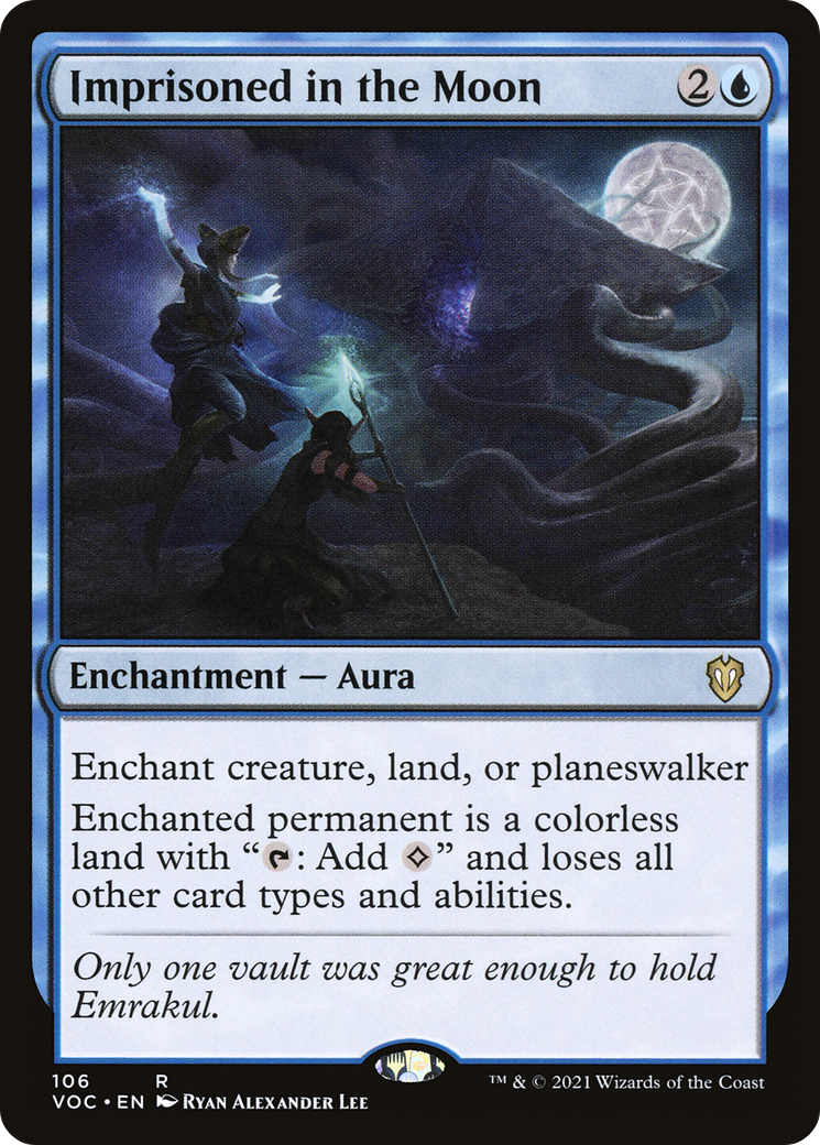 Imprisoned in the Moon [Innistrad: Crimson Vow Commander]-1