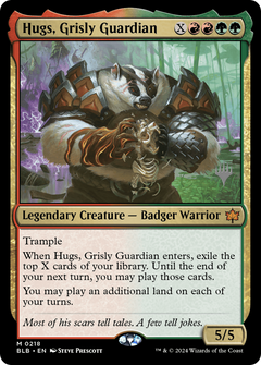 Hugs, Grisly Guardian (Promo Pack) [Bloomburrow Promos]-1