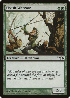 Elvish Warrior [Duel Decks: Elves vs. Goblins]-1