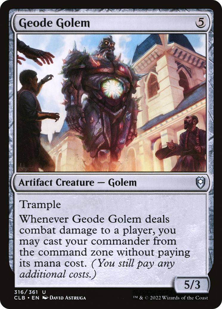 Geode Golem [Commander Legends: Battle for Baldur's Gate]-1