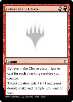 Believe in the Cleave (UNK-CR04B) - Unknown Event-1