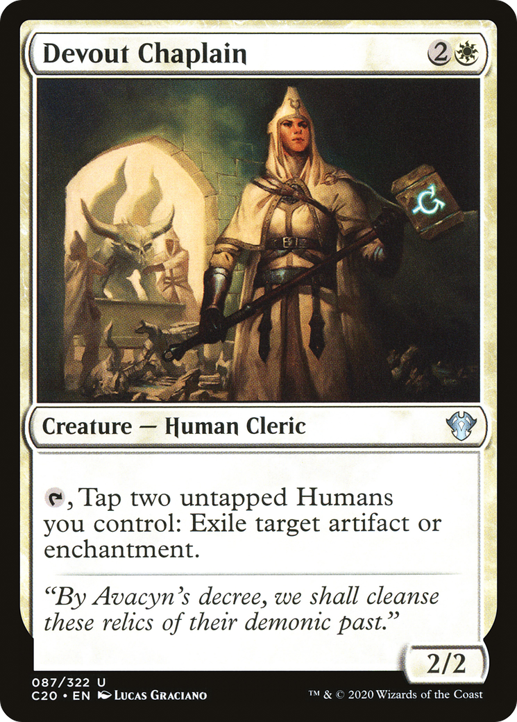 Devout Chaplain [Commander 2020]-1