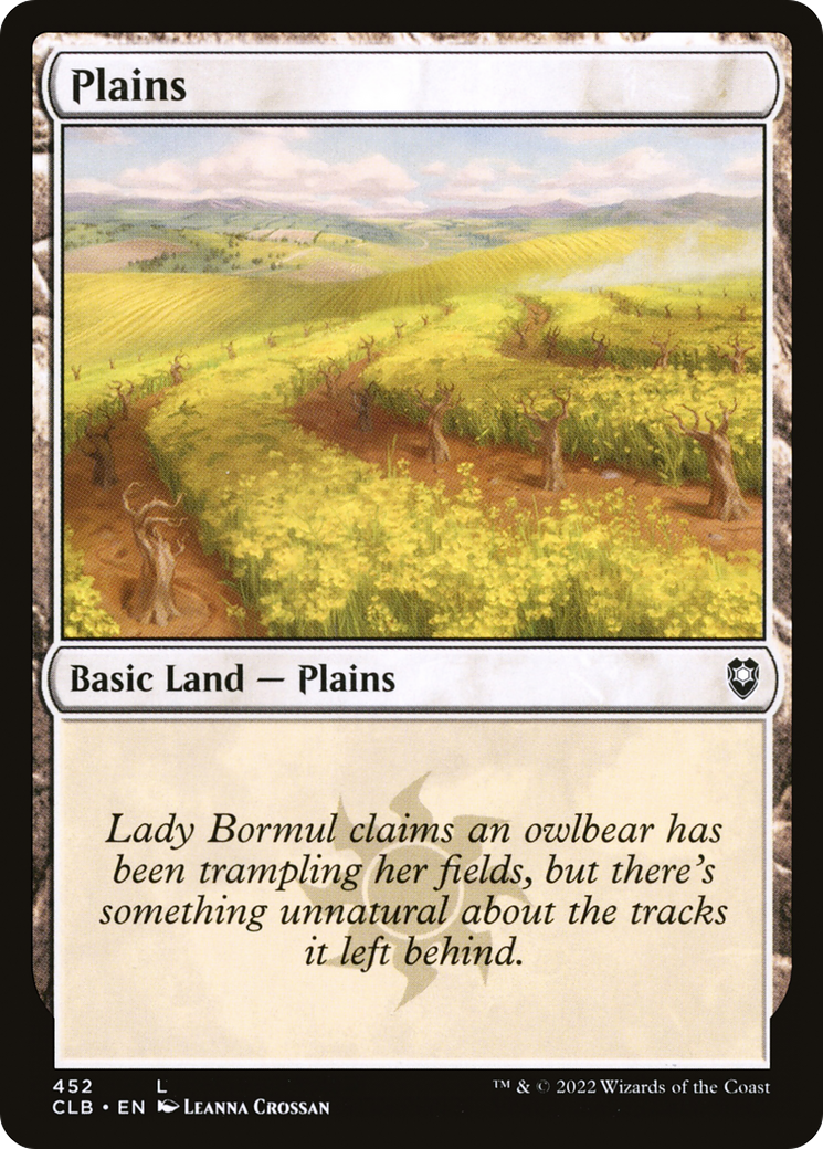 Plains (452) [Commander Legends: Battle for Baldur's Gate]-1