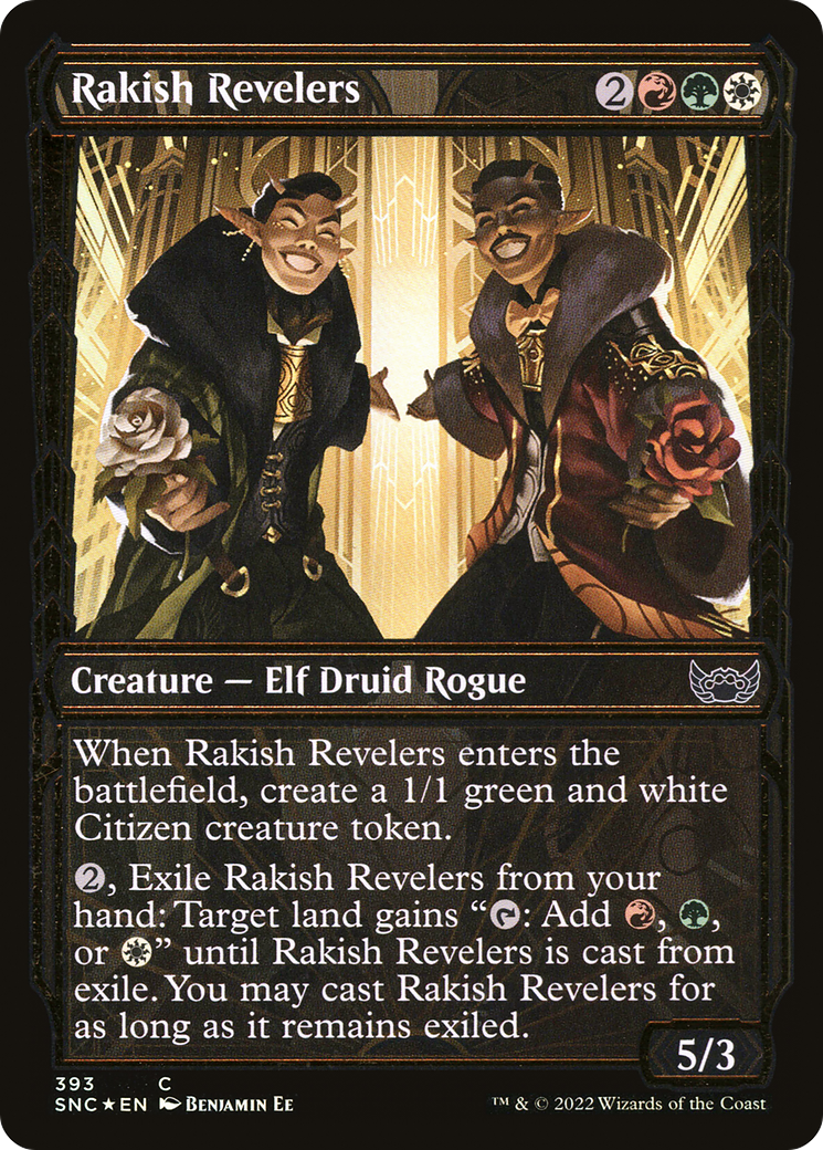 Rakish Revelers (Showcase Golden Age Gilded Foil) [Streets of New Capenna]-1