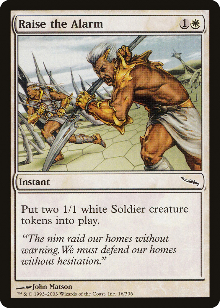 Raise the Alarm [Mirrodin]-1