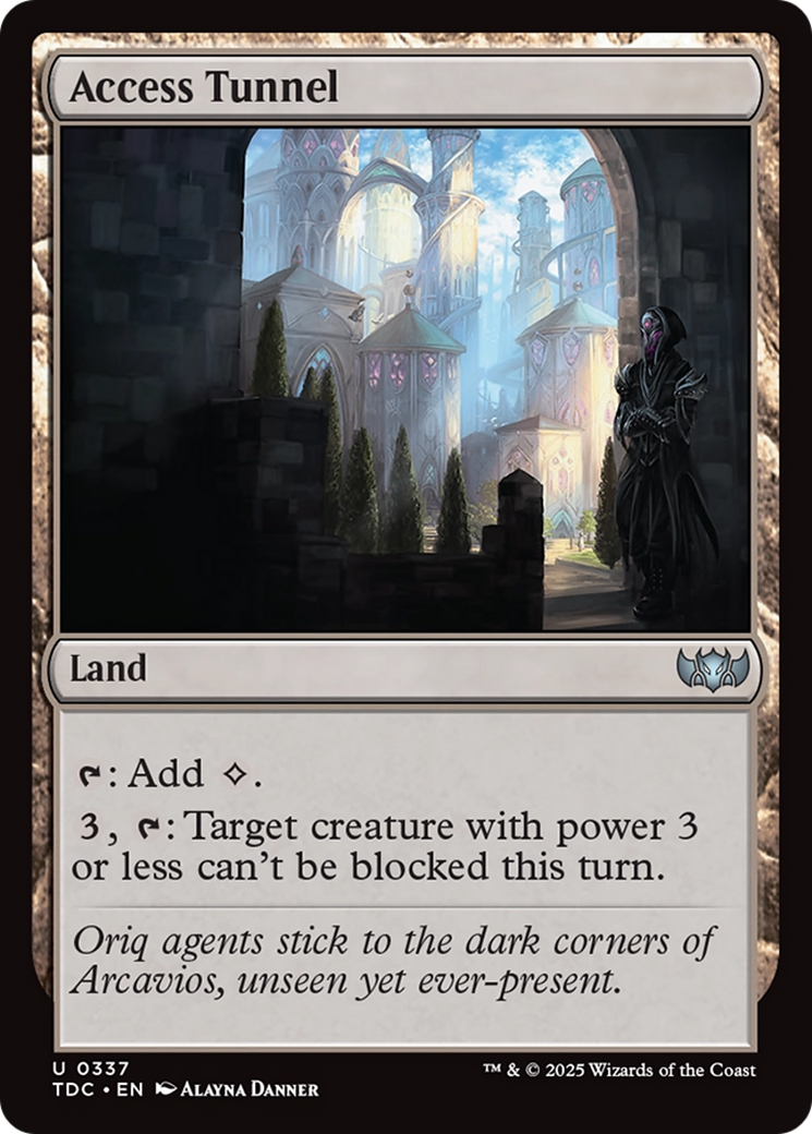 Access Tunnel [Tarkir: Dragonstorm Commander]-1