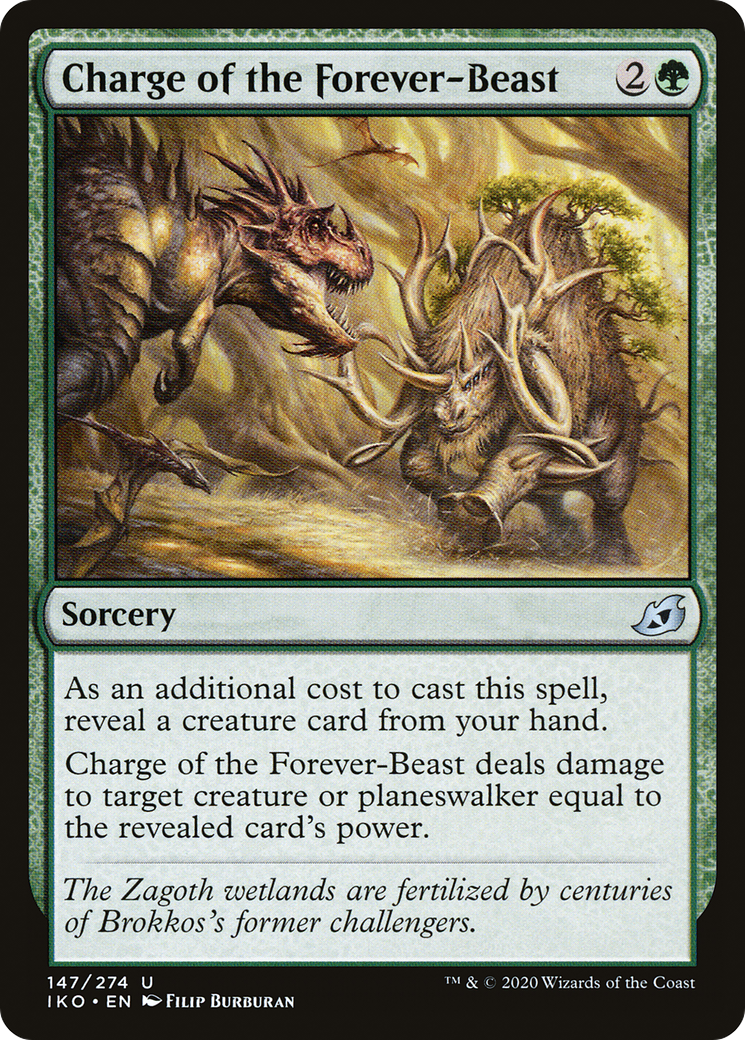 Charge of the Forever-Beast [Ikoria: Lair of Behemoths]-1
