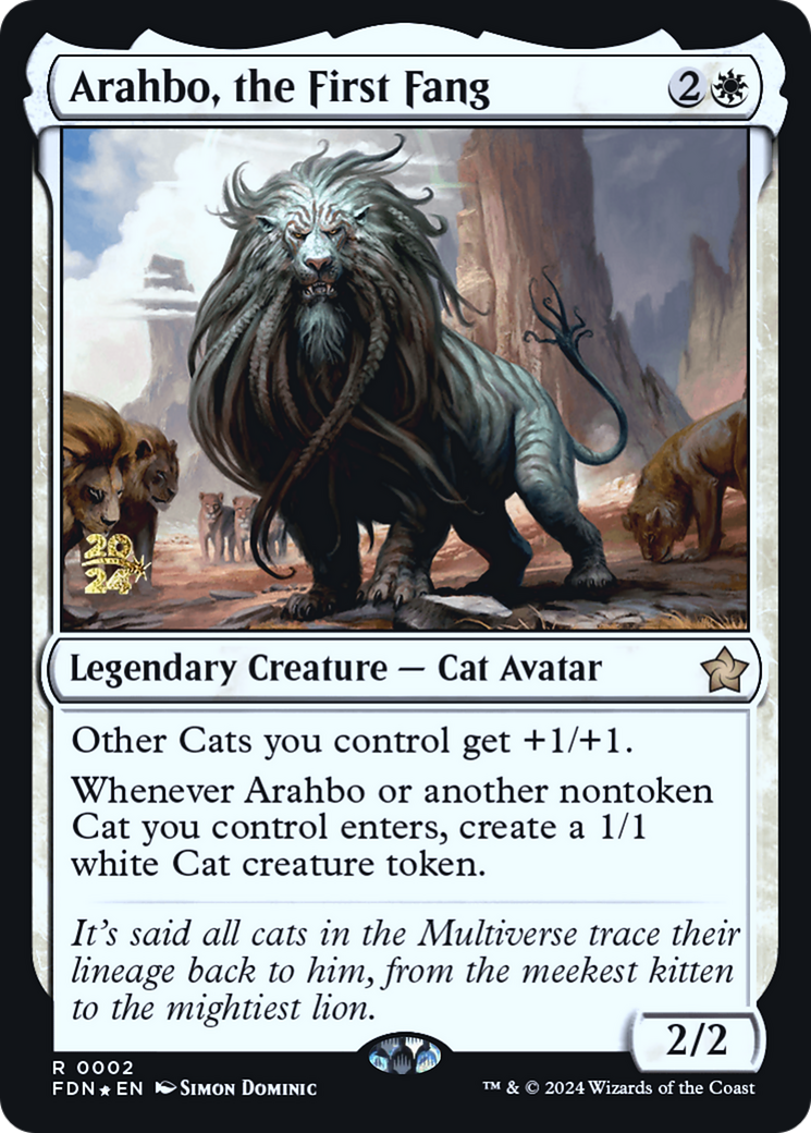 Arahbo, the First Fang [Foundations Prerelease Promos]-1