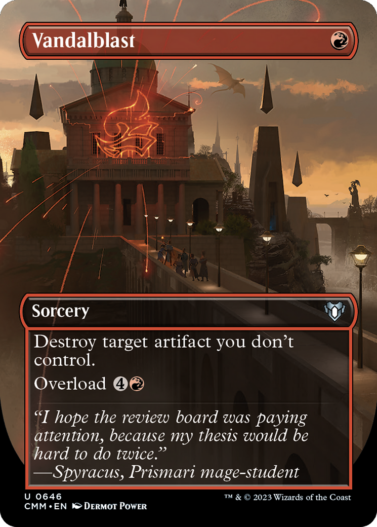 Vandalblast (Borderless) (CMM-646) - Commander Masters (Borderless) Foil-1