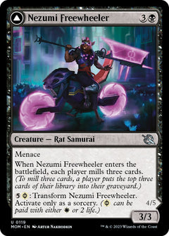 Nezumi Freewheeler // Hideous Fleshwheeler [March of the Machine]-1