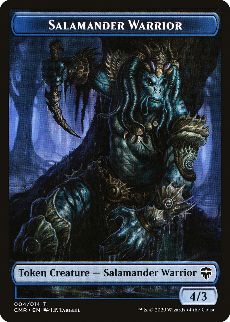 Salamander Warrior Token [Commander Legends Tokens]-1