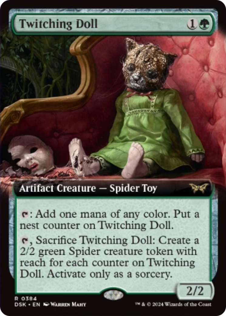 Twitching Doll (Extended Art) [Duskmourn: House of Horror]-1