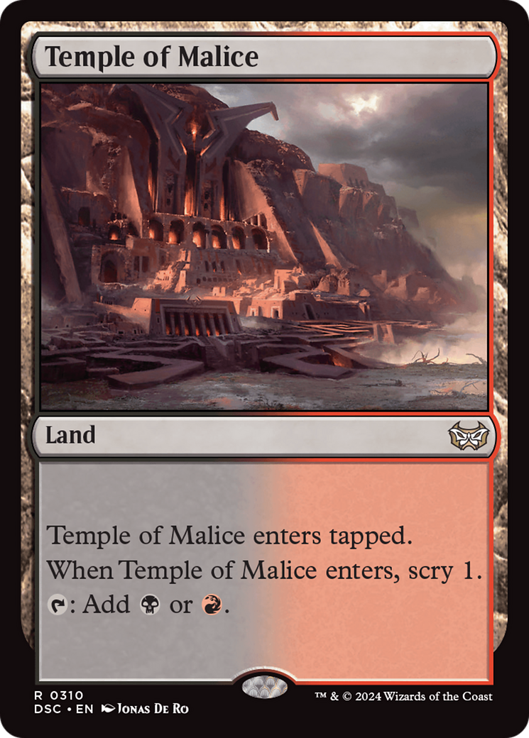 Temple of Malice [Duskmourn: House of Horror Commander]-1