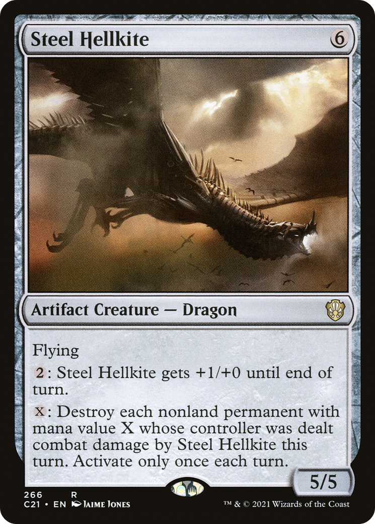 Steel Hellkite [Commander 2021]-1