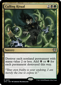 Culling Ritual [Outlaws of Thunder Junction Commander]-1