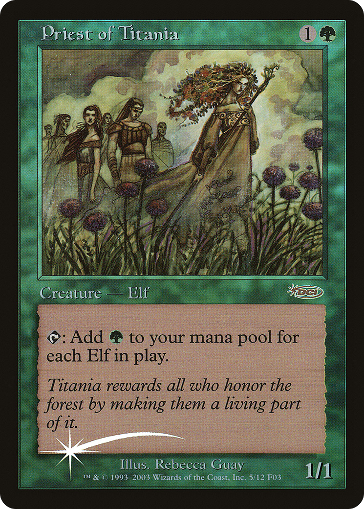 Priest of Titania [Friday Night Magic 2003]-1