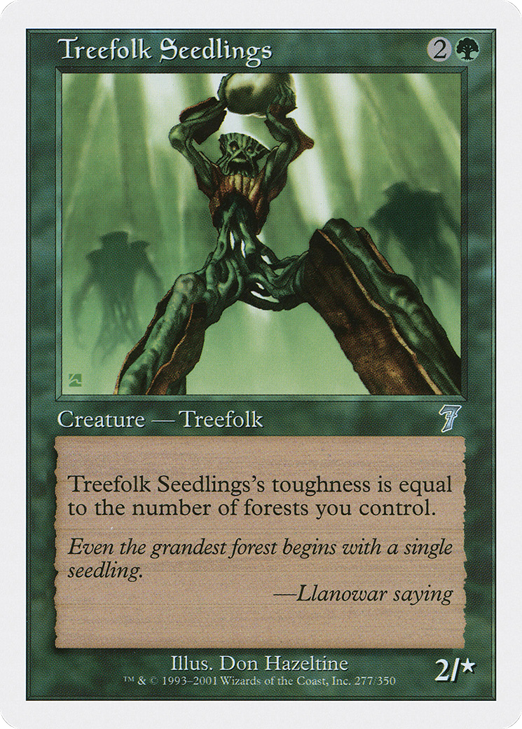 Treefolk Seedlings (7ED-277) - 7th Edition-1