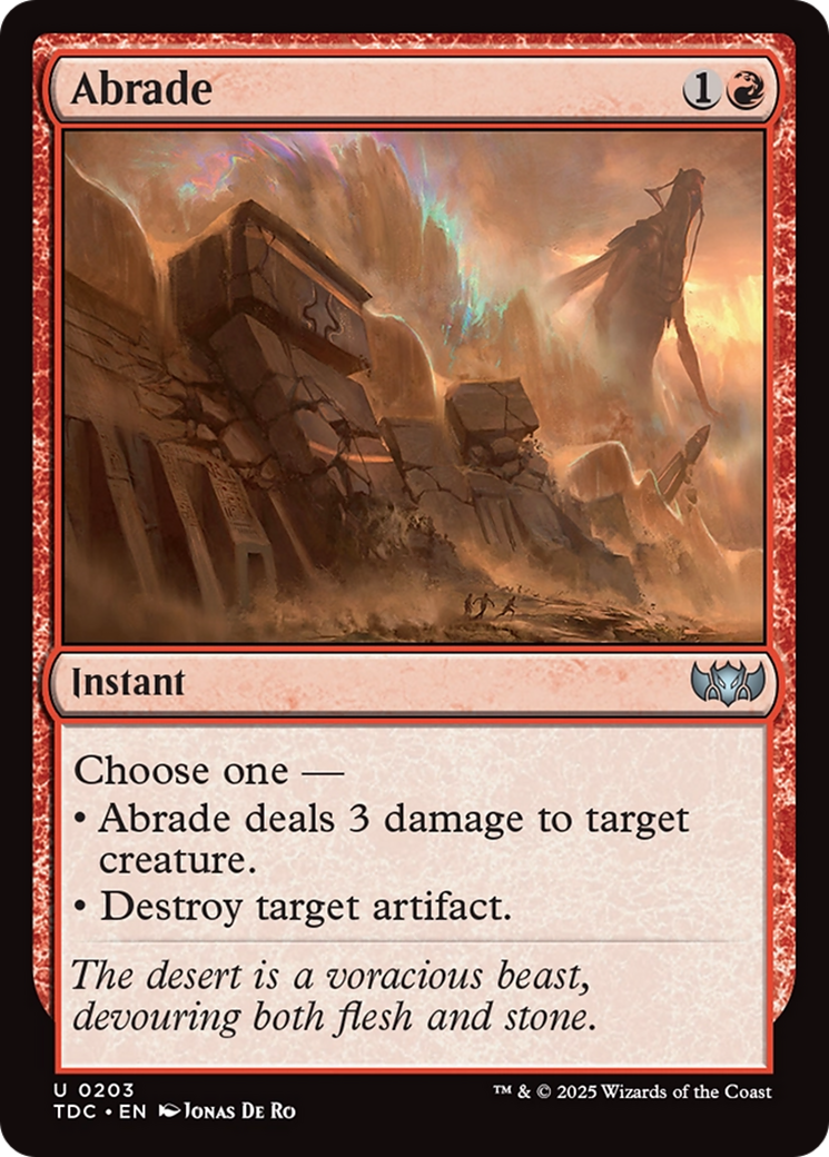 Abrade [Tarkir: Dragonstorm Commander]-1