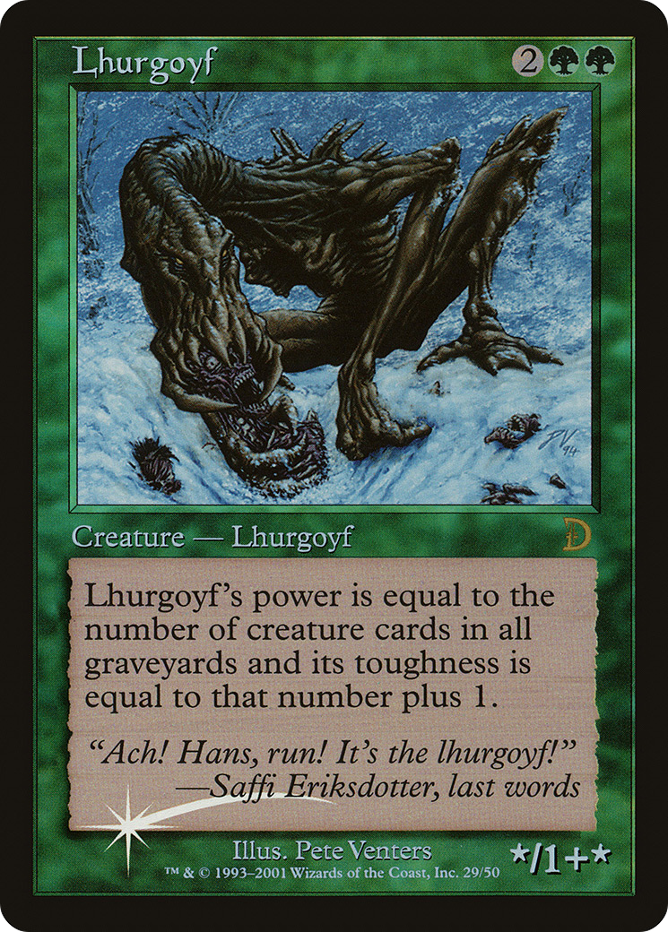 Lhurgoyf [Deckmasters]-1