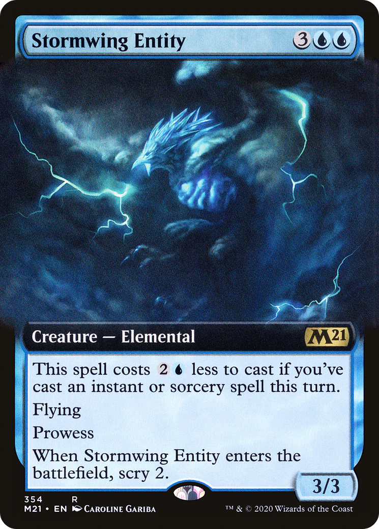 Stormwing Entity (Extended Art) [Core Set 2021]-1