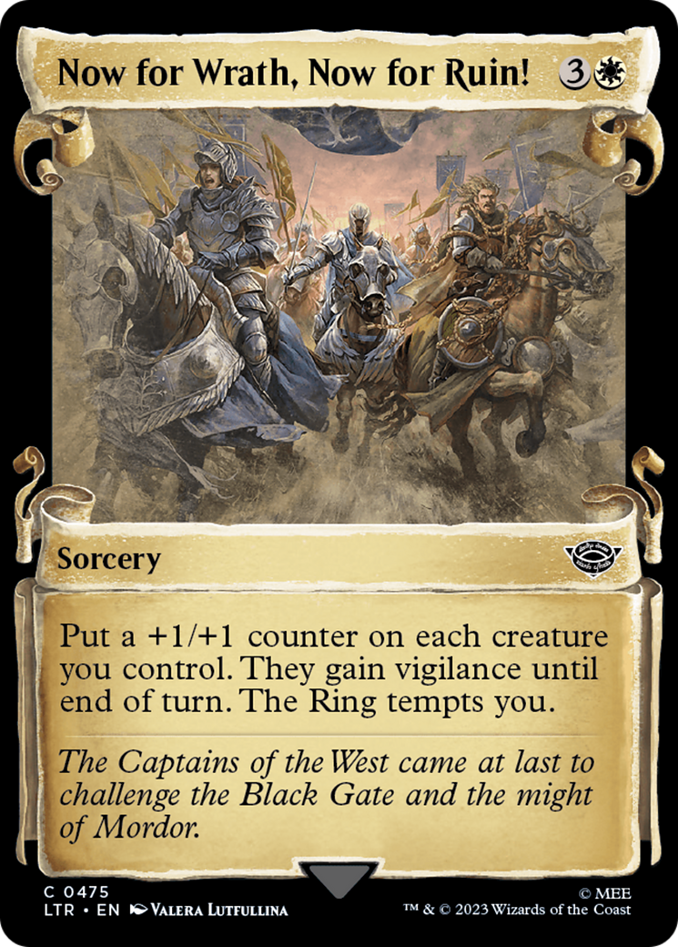 Now for Wrath, Now for Ruin! [The Lord of the Rings: Tales of Middle-Earth Showcase Scrolls]-1