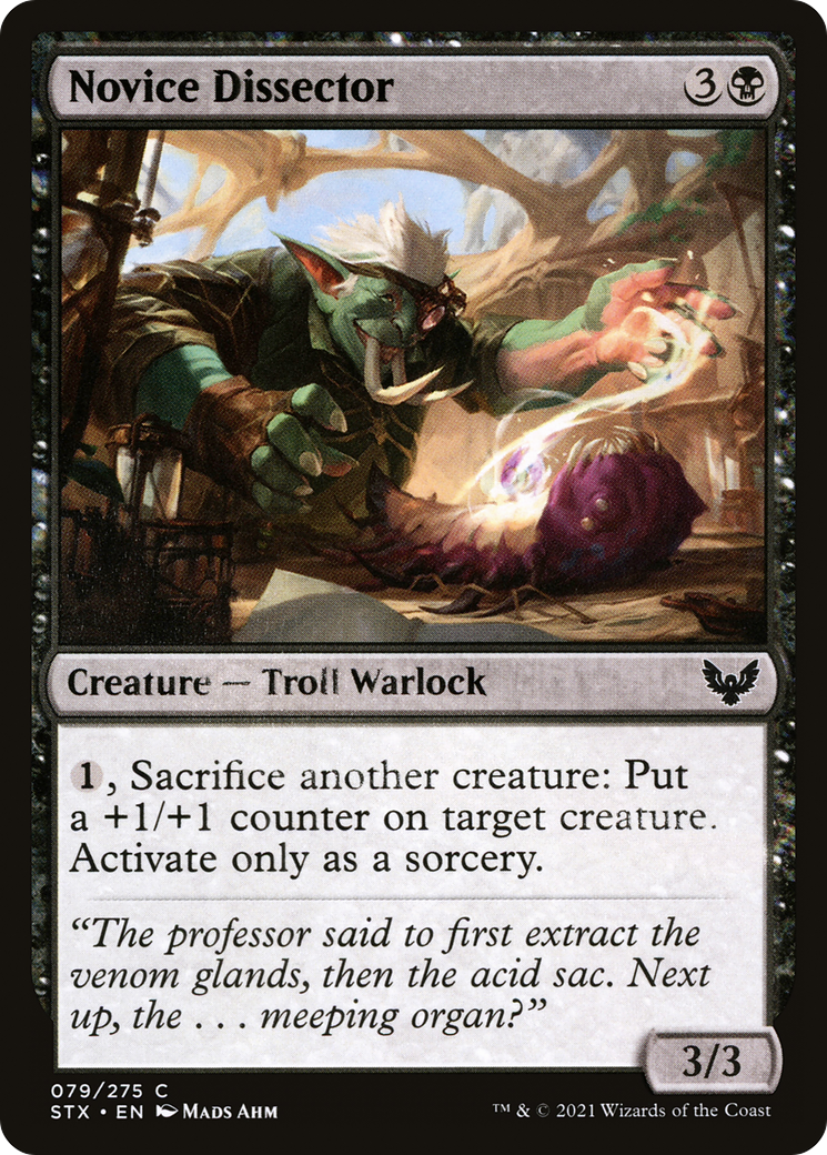 Novice Dissector [Strixhaven: School of Mages]-1