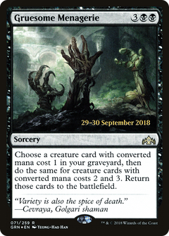 Gruesome Menagerie [Guilds of Ravnica Prerelease Promos]-1