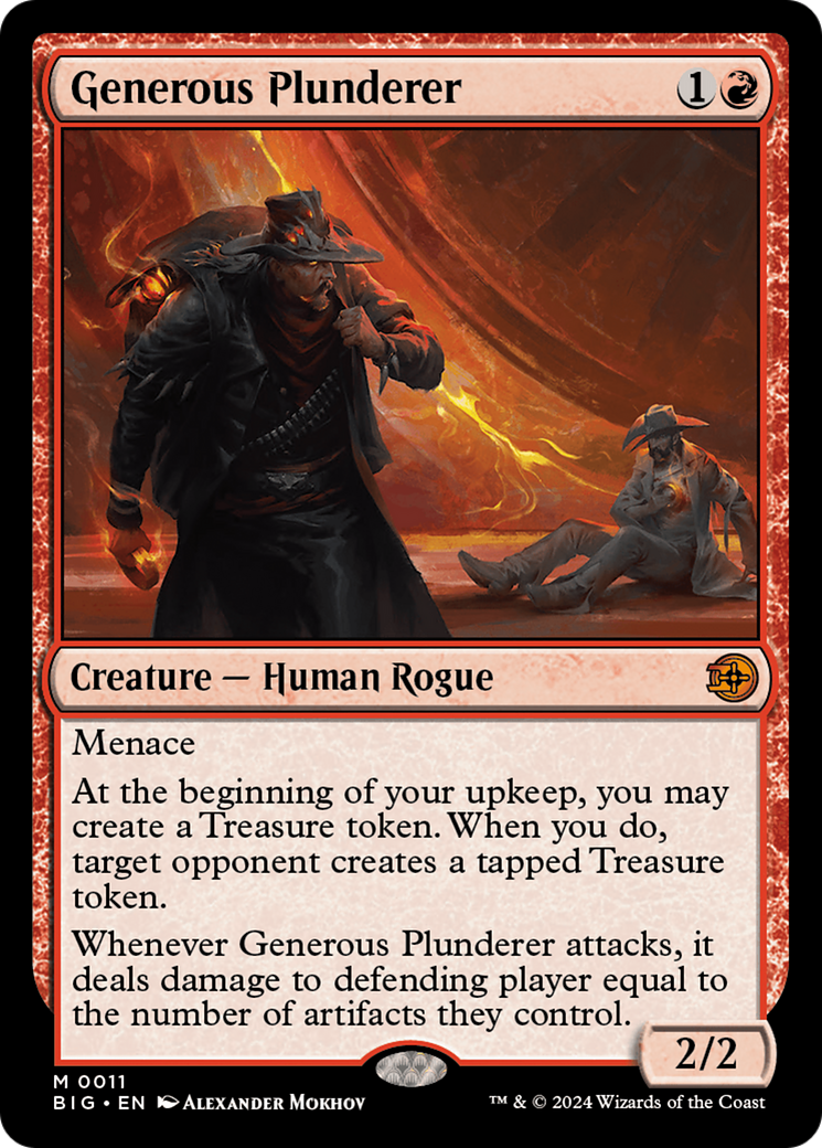 Generous Plunderer [Outlaws of Thunder Junction: The Big Score]-1