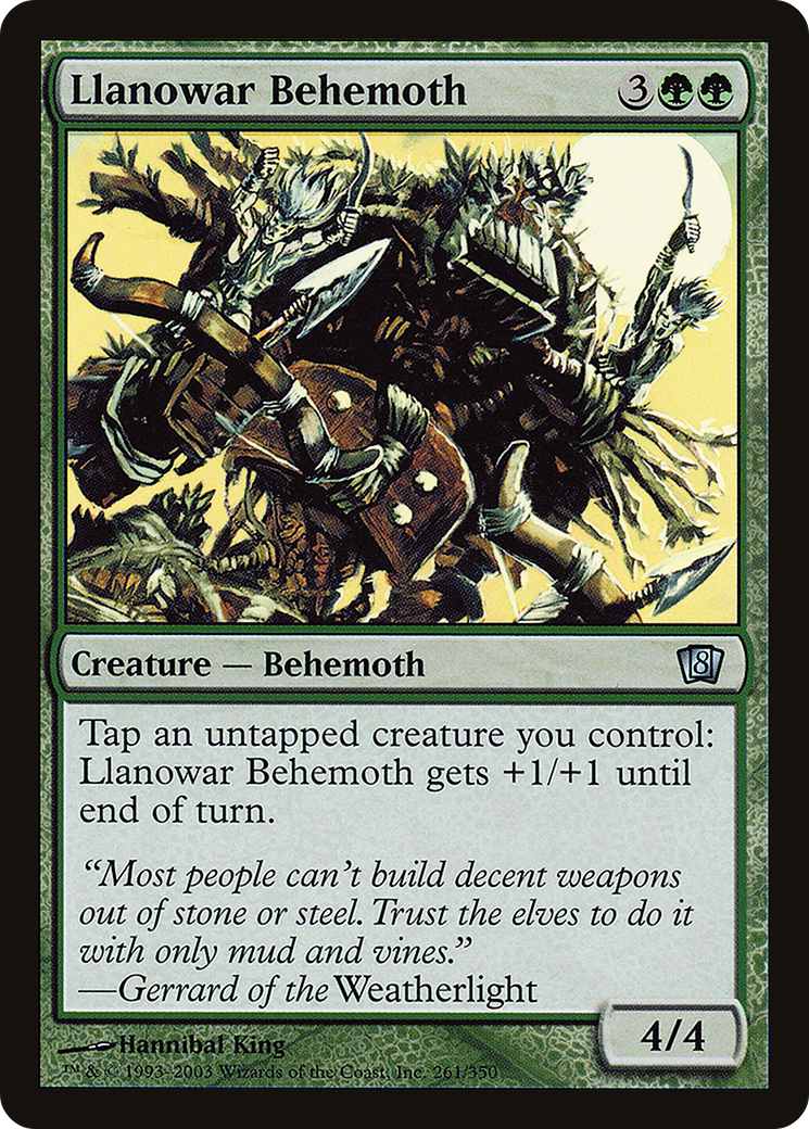 Llanowar Behemoth [Eighth Edition]-1