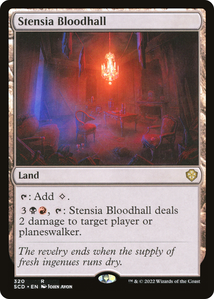 Stensia Bloodhall [Starter Commander Decks]-1