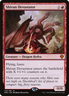 Shivan Devastator (Promo Pack) [Dominaria United Promos]-1