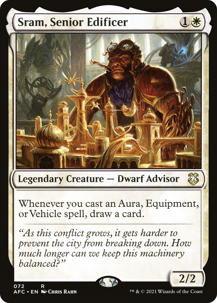Sram, Senior Edificer [Dungeons & Dragons: Adventures in the Forgotten Realms Commander]-1