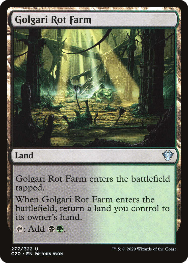 Golgari Rot Farm [Commander 2020]-1