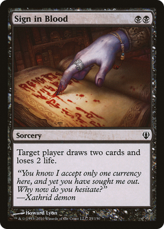 Sign in Blood [Archenemy]-1