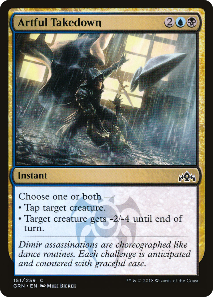 Artful Takedown [Guilds of Ravnica]-1