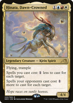 Hinata, Dawn-Crowned (Promo Pack) [Kamigawa: Neon Dynasty Promos]-1
